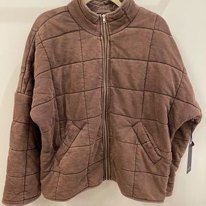 Forever 21 Brown Quilted Jacket
